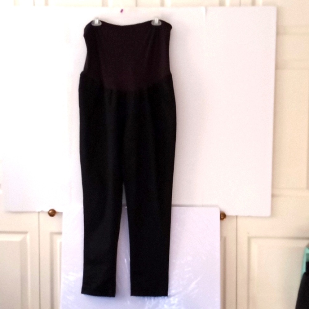 NWOT - Angel Kiss Maternity Straight Leg Career Pants - Size (XL) - Black